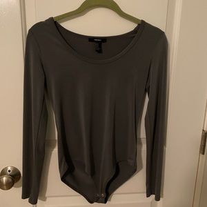 Olive Green Bodysuit